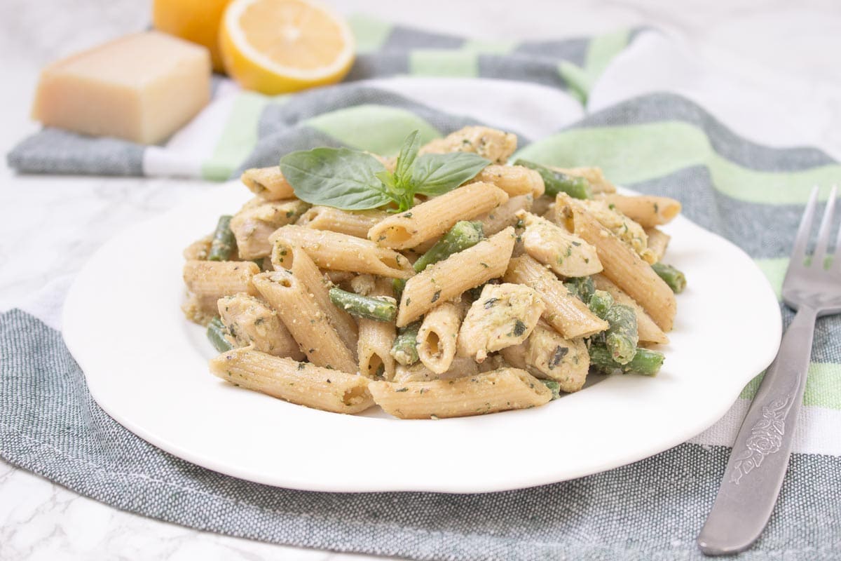 Basil Pesto Chicken Pasta - Natalie's Food & Health